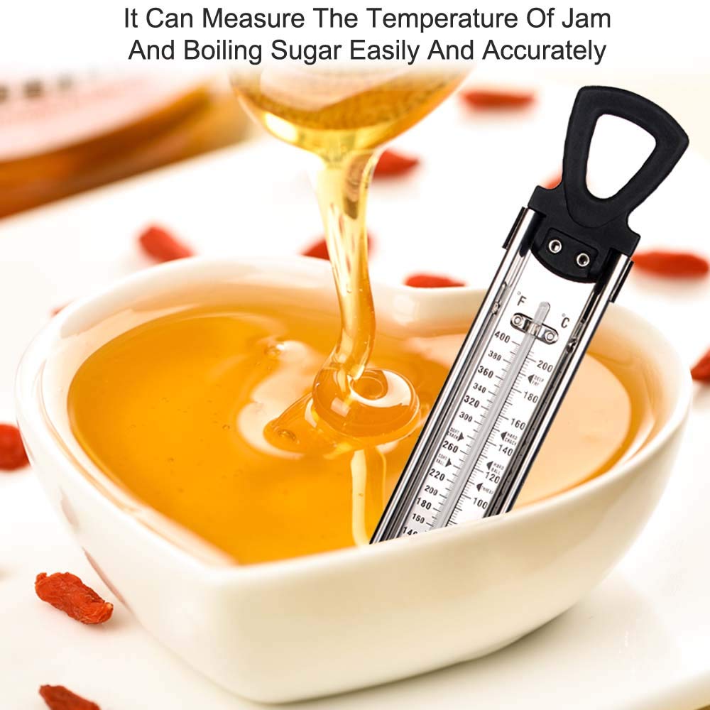 Oven Thermometer 150℉-600℉ Large 3 Inch Dial Stainless Steel Oven Grill Thermometer for Gas & Electric Oven,Stand or Hang,Accurate Temperature Reading for Meat,Grilling,Cake