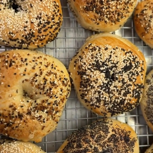 SOURDOUGH BAGELS